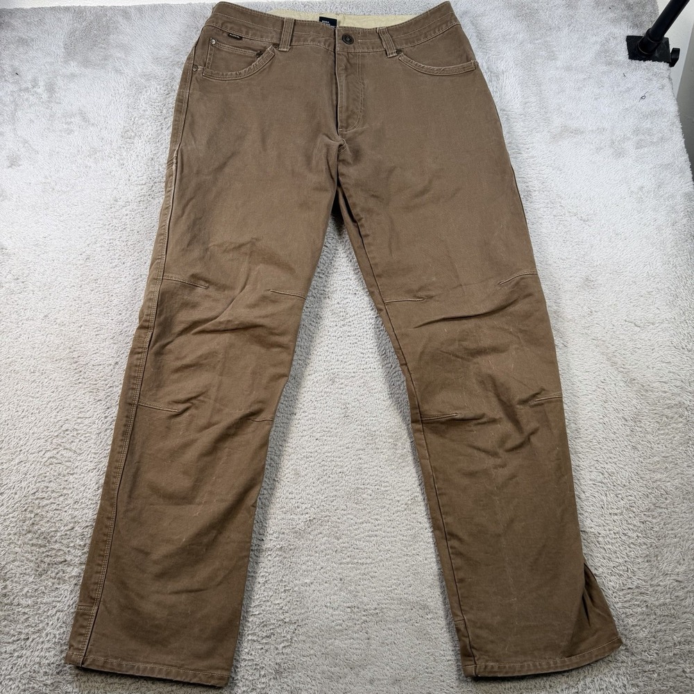 Kuhl Rydr Pants Mens 34x32 Brown Vintage Patina Dye Stretch Workwear Outdoor